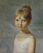 Baron Pierre Narcisse Guerin Portrait de petite fille oil painting artist